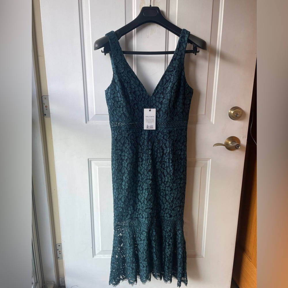 Sz 6 Bardot Deep Teal dress